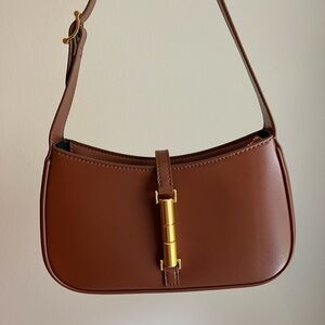 Charles and keith brown shoulder bag